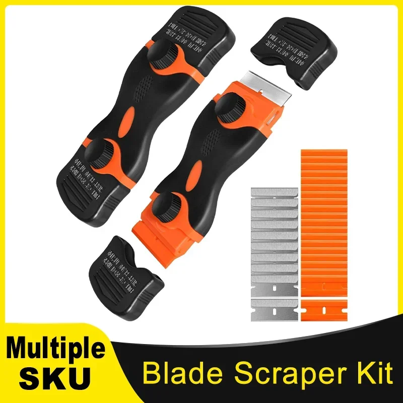 Razor Blade Scraper with Blades for Labels Stickers Decals Removal Auto Window Tint Vinyl Application