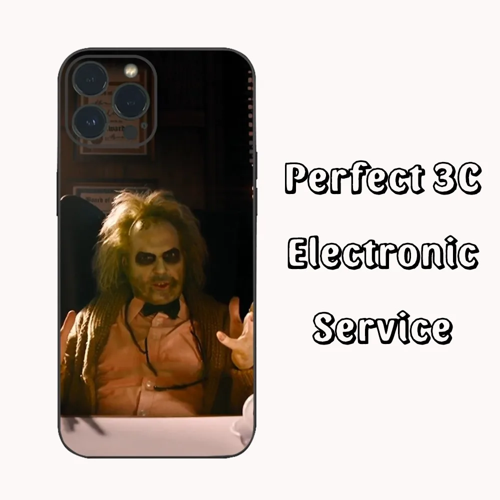 thumbnail image 1 of Hot Movie B-BeetlejuiceS 2 Phone Case For iPhone15 14 13 12 Mini 11 Pro XS Max X XR SE5 6 7 8 Plus Soft Silicone Cover, 1 of 5