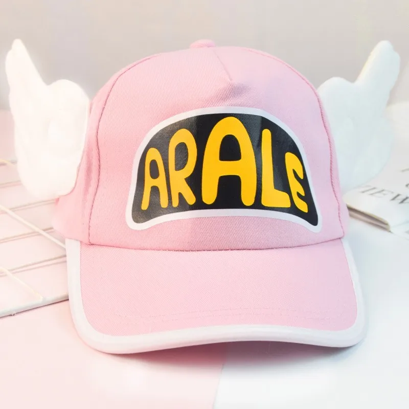 Dr.Slump Anime Snapback Casquettes pour adultes et enfants, casquette en filet, chapeau de baseball mignon, impression Arale, ailes d'ange, documents bonbons, cosplay