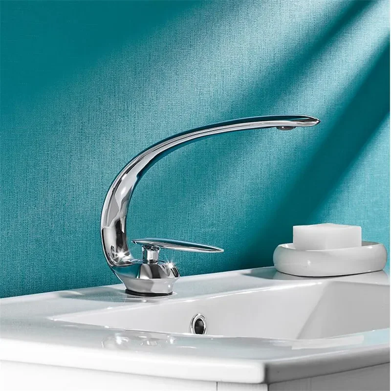 Description Picture 4 of itemBasin Faucet Black Sink Mixer Tap Brass Hot and Cold Rose Gold Wash basin Single Handle Crane For Bathroom