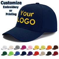 100% Cotton Custom Baseball Cap DIY Letter Embroidery Snapback Hats Women Men Customize Design LOGO Five-panel Unisex Caps YY704 1