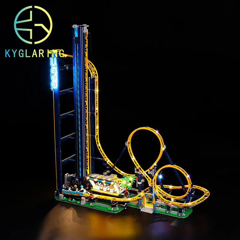 Kyglaring for 10303 Loop Coaster Led Lighting Set DIY Toys  (Not Included Building Blocks) 2