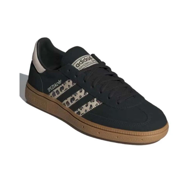 Adidas Origins Handball1 Spezial Comfortable Versatile Anti slip Wear resistant Low cut Women's Black Brown