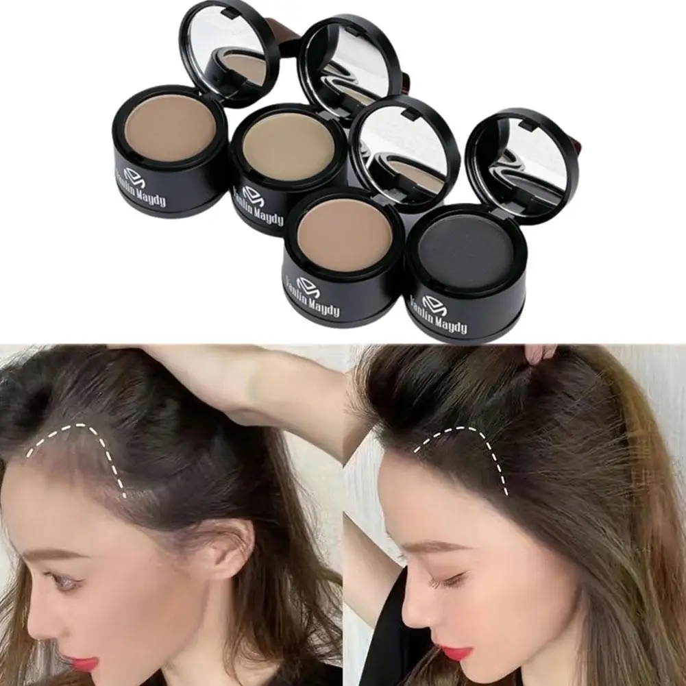 1PC Hairline repair filling powder with puff Sevich fluffy concealer hair line thin shadow makeup powder hair powder