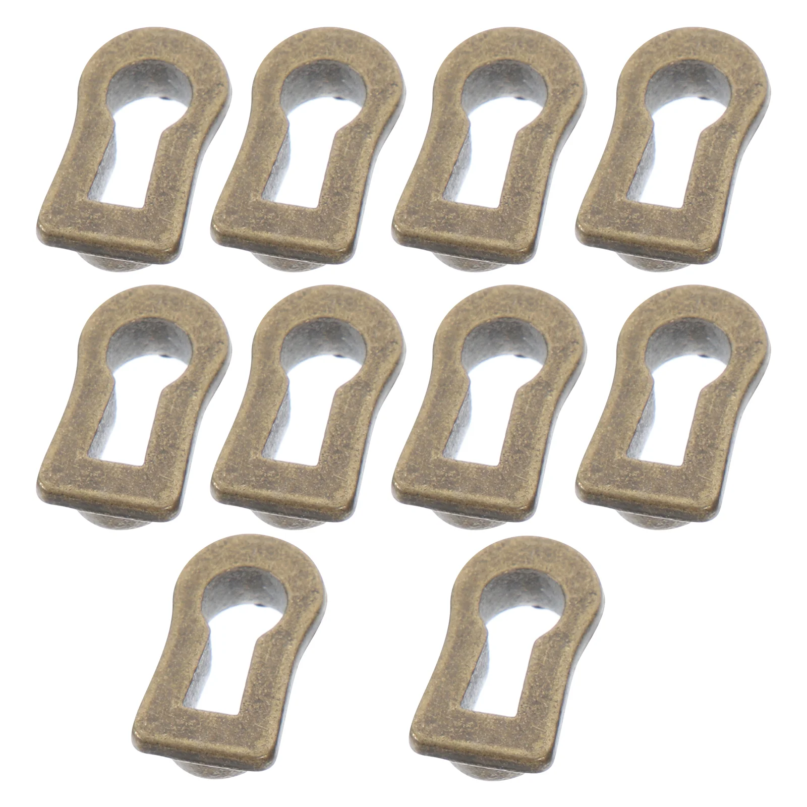 

10Pcs Keyhole Cover Metal Keyhole Cover Decorative Keyhole Insert Escutcheon Plate