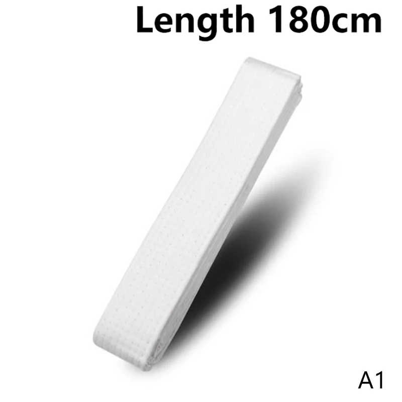 חגורות דירוג צבעוניות לטאיקוונדו מבד כותנה לאומנויות לחימה ג'ודו קראטה TKD חגורת אחידה לילדים ומבוגרים