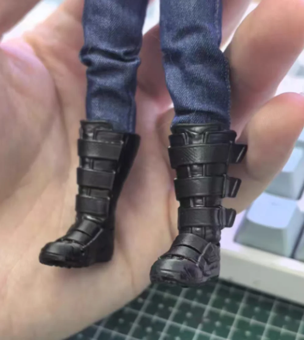 1/12 스케일 군인 전술용 롱 부츠 모델 (6인치 노타용)