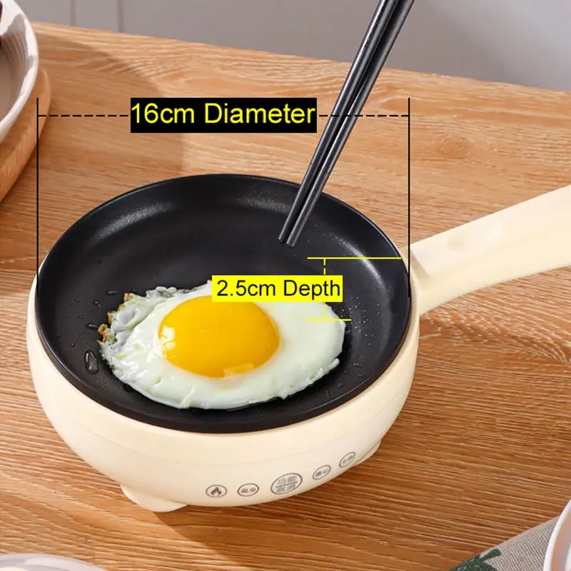 Mini Egg boiler Multifunctional Electric Skillet Omelette Crepe maker Non-stick coating Pancake Machine Food steamer 110V 220V 6