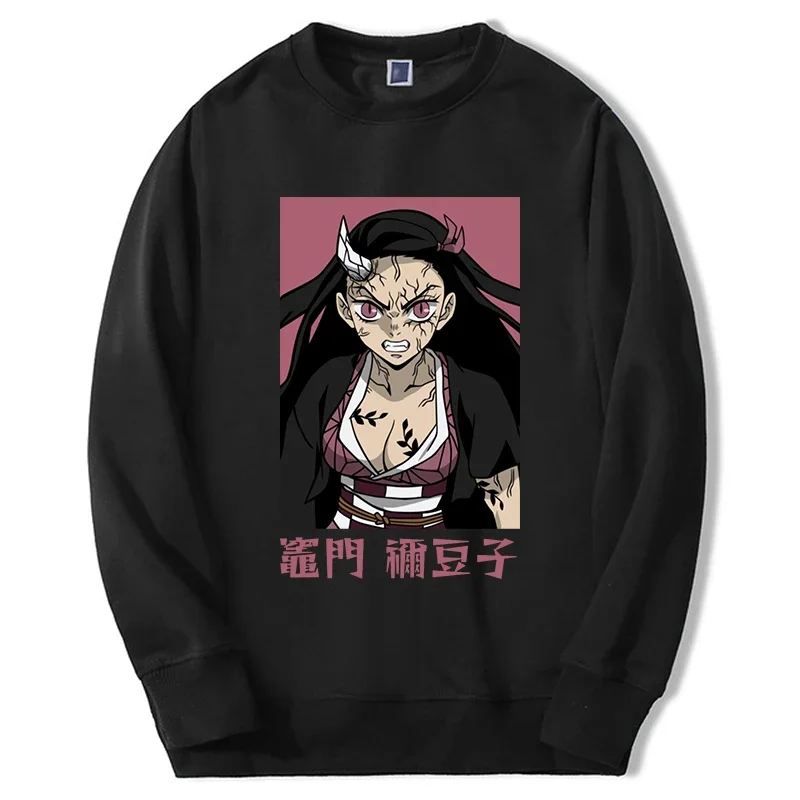 

Demon Slayer Anime Hoodies Mens Nezuko Kimetsu No Yaiba Graphic Unisex Sweatshirt Harajuku Oversize Casual Moletom Sudaderas