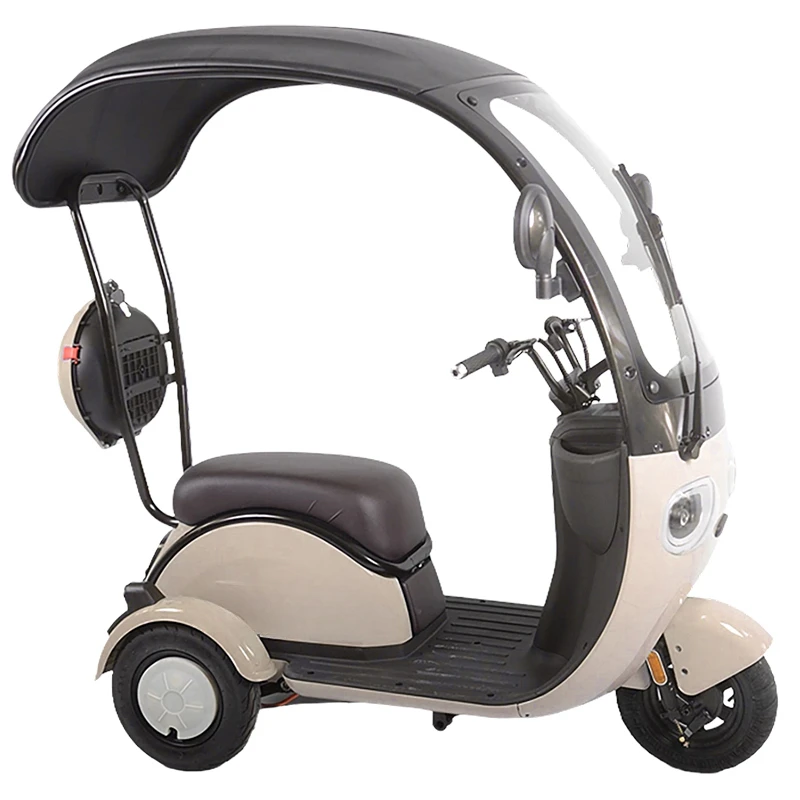 Triciclo-el-ctrico-con-cabina-abierta-500W-3-ruedas-para-Familia-Tuktuk ...