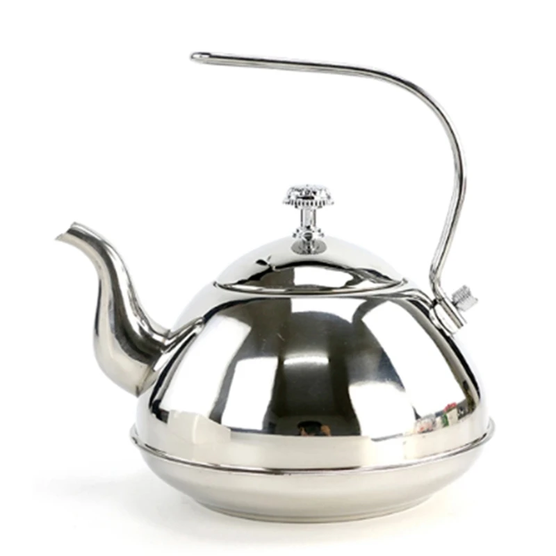 

Whistling Tea Kettle With Handle Stainless Steel Teapot For Stovetops Camping Hiking Picnic Outdoor Water Kettle