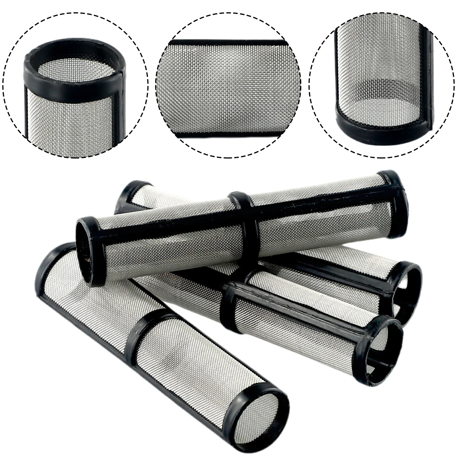 

For G 390/395/490/495/595 Sprayer Filter Air Tool Black Electric Paint Sprayer Power Tool Parts Spray Pump Stainless Steel Mesh