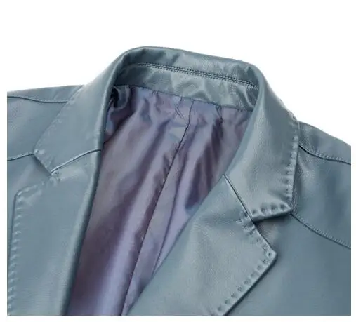Men's Leather Jacket Casual Style