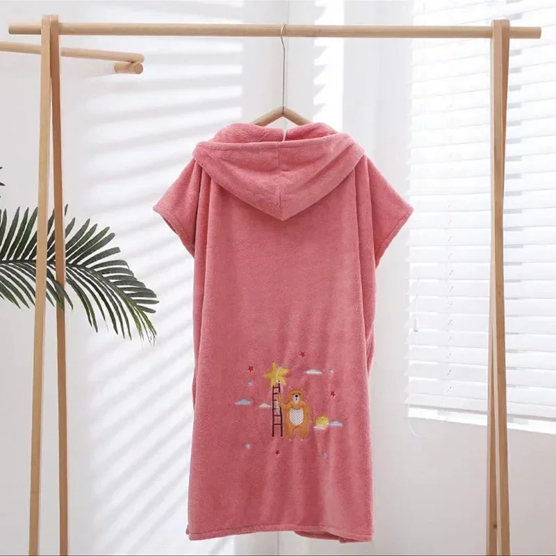 Wearable Microfiber Bathrobe Woman Shower Female Soft Bath Towel for Adults for Home Textiles Bath and Sauna Towels Bathroom microfiber towel bath towel