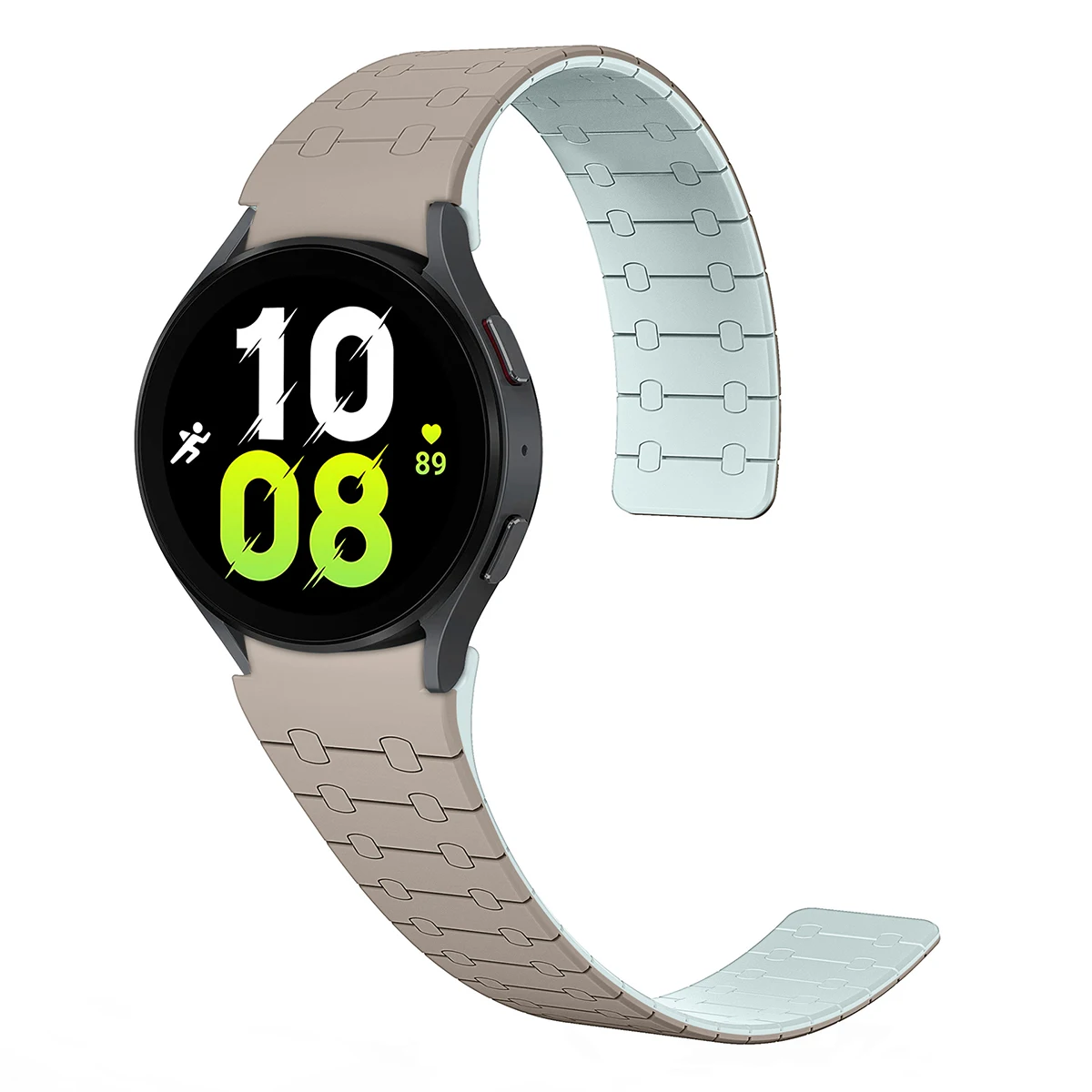 Premium 20mm No Gaps Magnetic Silicone Watch Band Bracelet