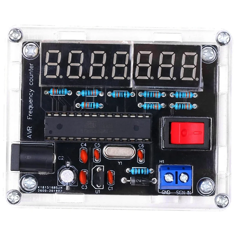쉘 카운터 포함 주파수 계량기, 10Mhz 주파수 계량기, DIY 키트, AVR 주파수, 0.000 001Hz 해상도