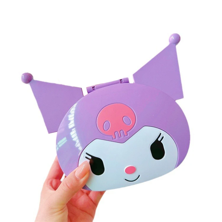 

Шкатулка для украшений Sanrio Kuromi, милый аниме персонаж из мультфильма, женский аксессуар для волос, органайзер, игрушки для девочек