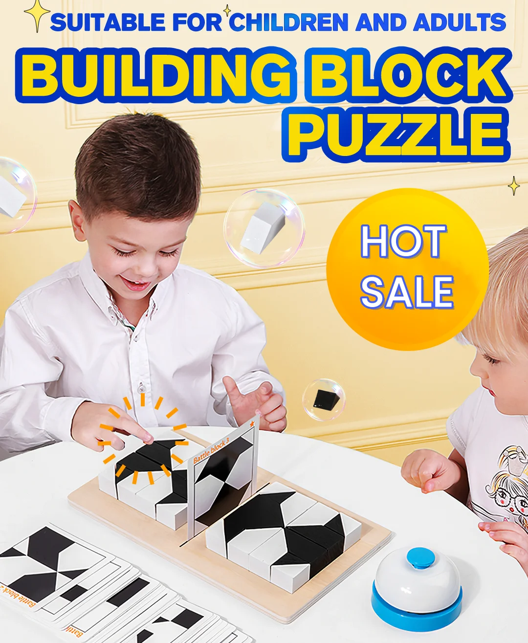 Creative Block Puzzles Set For Kids Hidden Block Puzzle Toys Enhance Logic and Spatial Reasoning 3-8 Years Old