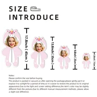 Customized photo plush pillow unicorn theme, soft polyester knit pad, perfect for sofa decoration 2