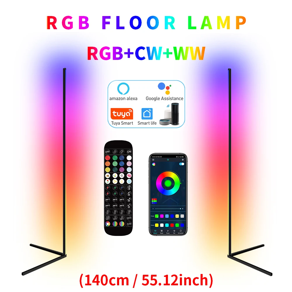 Zlierop Luz De Esquina Mejorada, Luces LED De Esquina De 20 W 2000 Lm Para Sala De Estar, Luces De Techo Enchufables Con Cable De 10 Pies, Luces De Esquina Triangulares