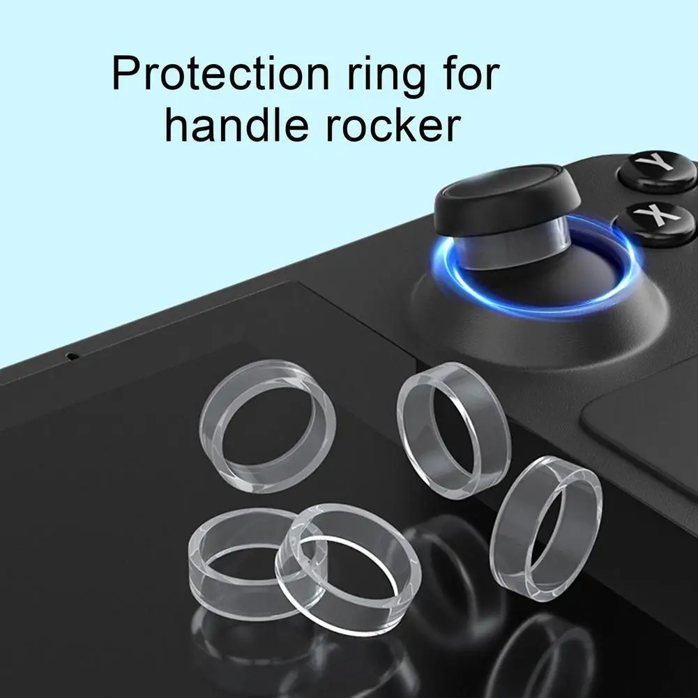 

4pcs Silicone Joystick Cover Protector Compatible For Steam Deck / Ps5 / Ps4 Game Rocker Protection Ring