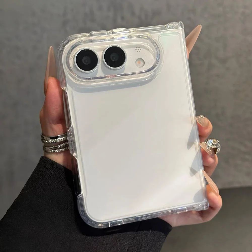Luxury Slim Clear Silicone Phone Case - Transparent Wide Full Protection Shockproof Cover