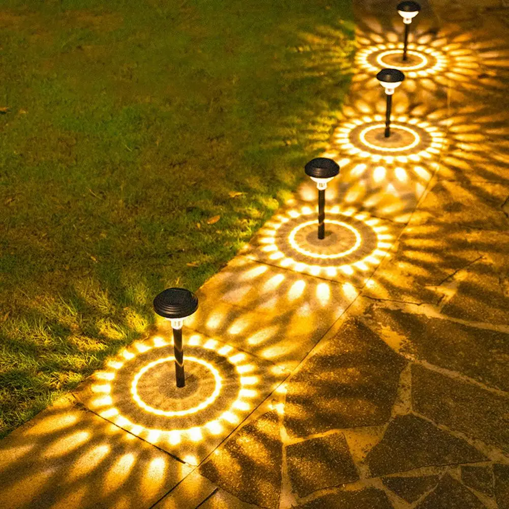 Lawn Solar Light IP67 Waterproof Automatic Charging Soft Lighting Decorative Pathway Landscape Garden Solar-powered LED Light