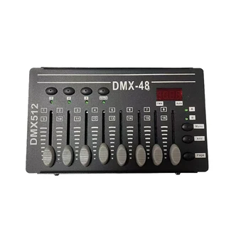Mini DJ DMX-48 Console portatile DMX 512 Controller Attrezzatura per illuminazione scenica per DJ mobile Disco Party Club Show Console di nozze