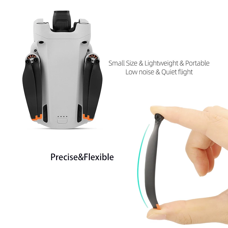 Hélice de rechange DJI Mavic 3/4 Pro - Argent, Rouge, Vert, Noir