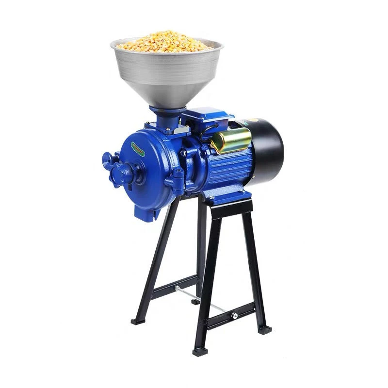 Household Corn Grinder 220v Grinding Feed Wet And Dry Smallscale