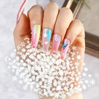 30pcs Sheets Winter 3D Nail Art Stickers Decals Nail Art Supplies for Women And s - Self-Adhesive Cartoon Snowflake Snowman 5