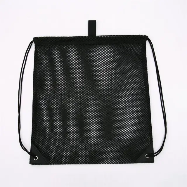 Portable Mesh Drawstring Ventilated Bag For Soccer Balls 6