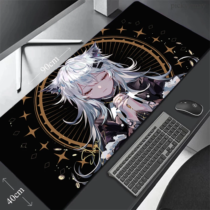 

Arknights Mouse Pad Anime Girl Keyboard Pads Gamer Gaming MousepadComputer Pc Mause Mat Carpet Deskmat Rubber Carpet XXL