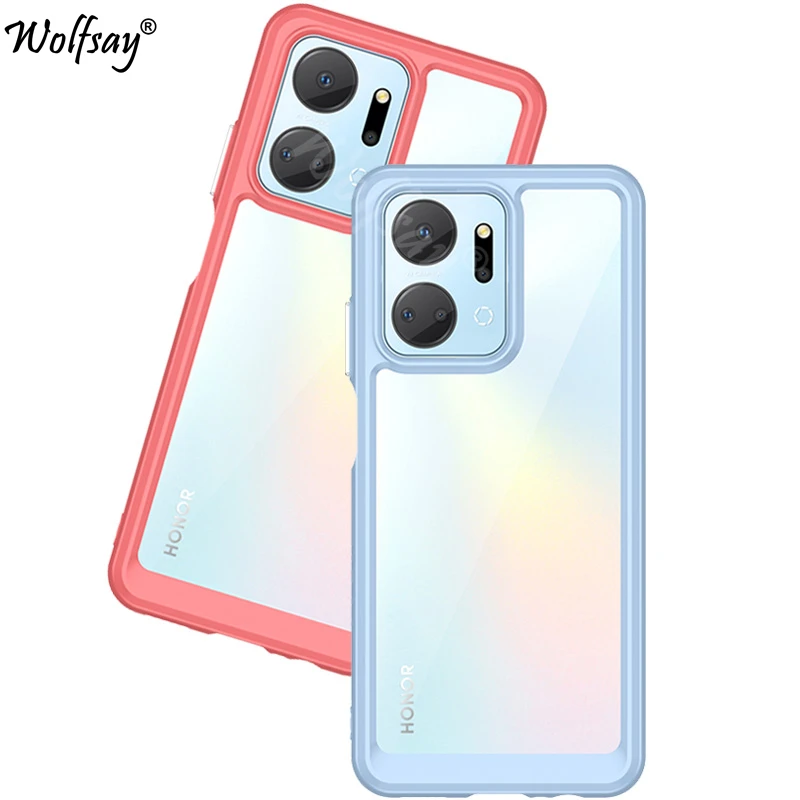 Custodia Morbida Trasparente Per Custodia Honor X7A Paraurti Cover Posteriore In Silicone Antiurto Per Custodia Honor X7A Per Honor X7A X8A X9A X9 X8