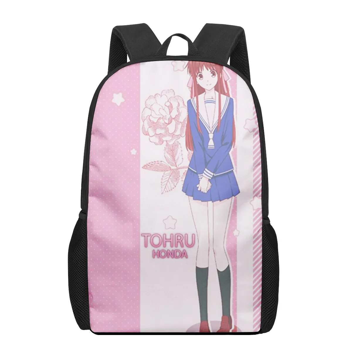 Anime Fruits Basket 3D Pattern School Bag for Children Girls Boys Casual Book Bags Kids Backpack Boys Girls Schoolbags Bagpack