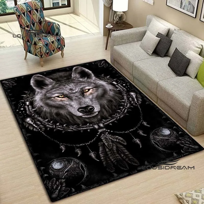 Wolf art Carpets and Rug 3D printing animal Carpet Floor Mat Living Room Bedroom Large Area Soft Carpet Kids Room Rug 3