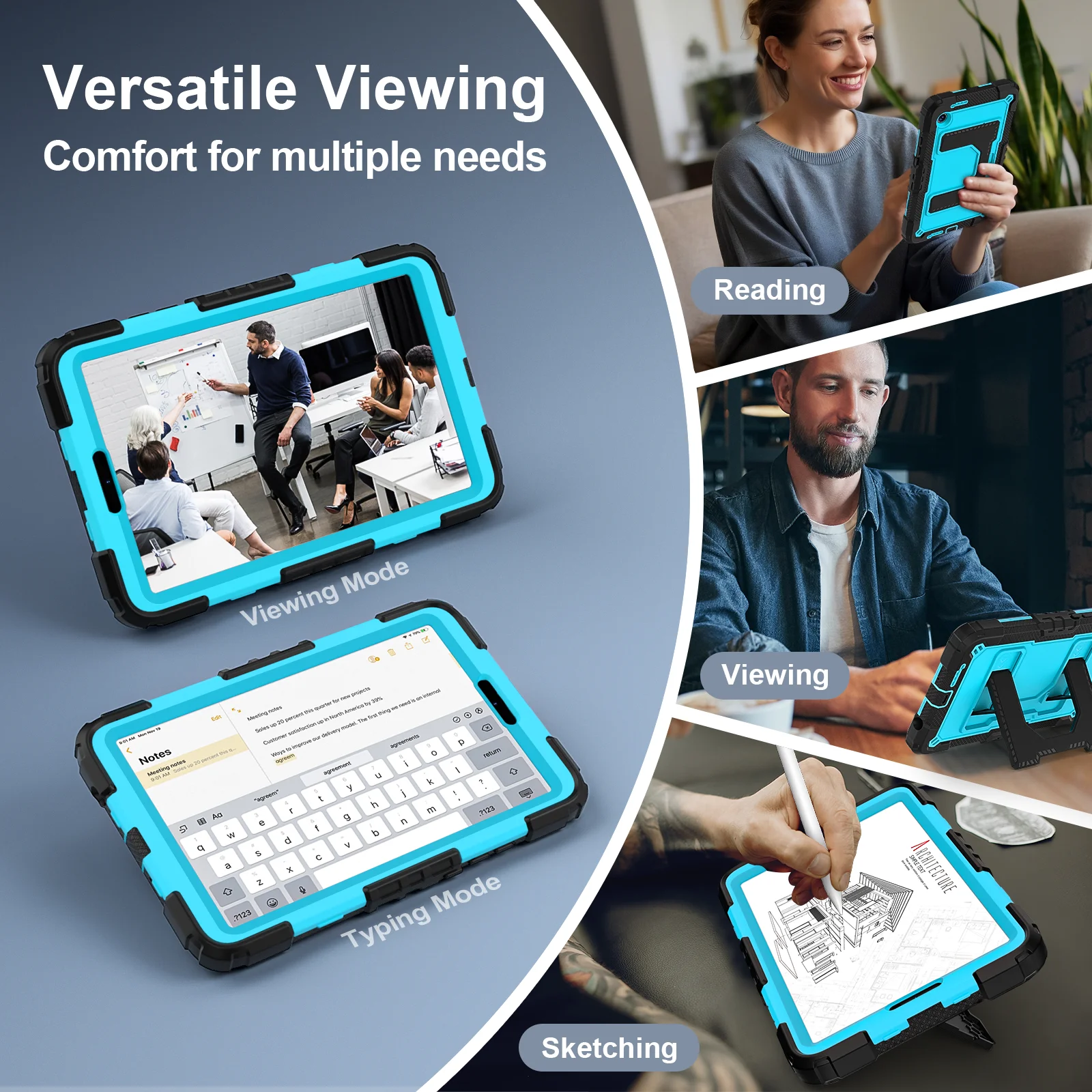 Durable Kids Silicone Armor Tablet Cover