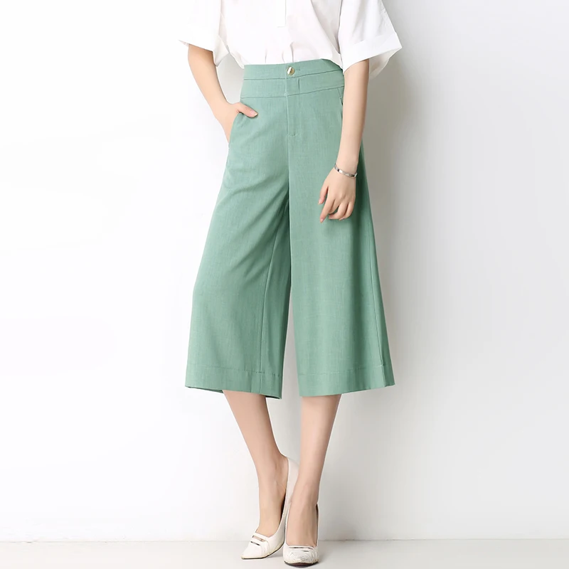 بنطلون حرير واسع فاخر