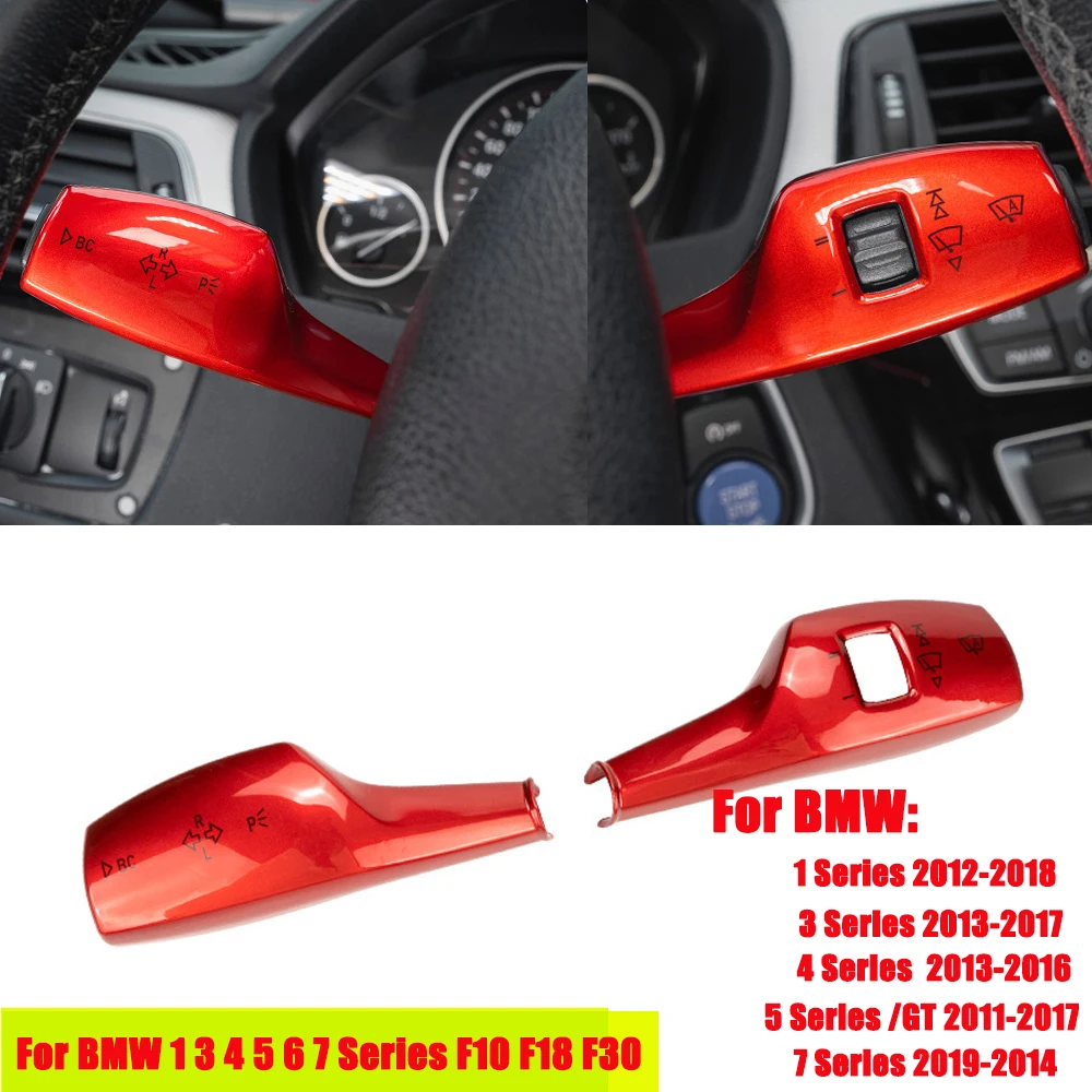 Pokrowiec Dźwigni Zmiany Biegów Drążek Kierunkowskazów Do Bmw 1/3/4/5/6/7 Serii F10 F18 F30 F35 Akcesoria Wewnętrzne