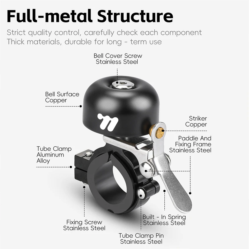 Bicycle Bell Ultralight - Image 5