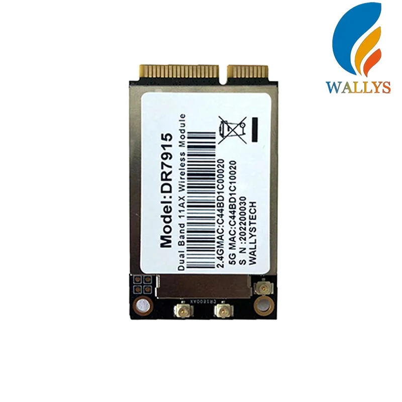 Wallys/industrial 2×2.4GHz 2x5GHz MT7915 MT7975 MiniPCIe Module 