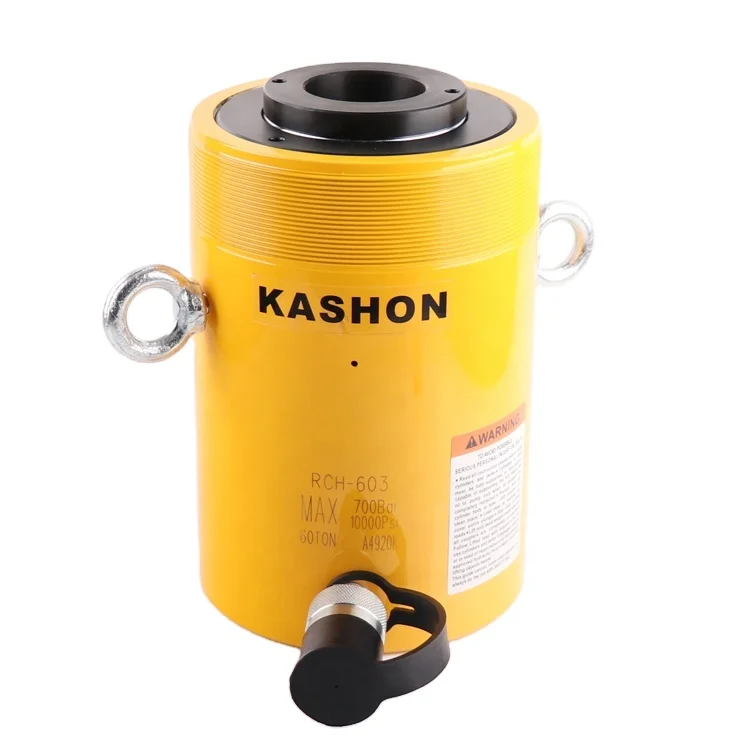 

KSRCH-603 Single Acting 60 ton Hydraulic Hollow Plunger Cylinder