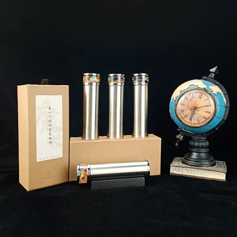 Morlens Journey Series Kaleidoscope For Adults,5.5&rdquo; Handmade Stainless Steel,Replaceable Core Box,Gift Box, Birthday Gift