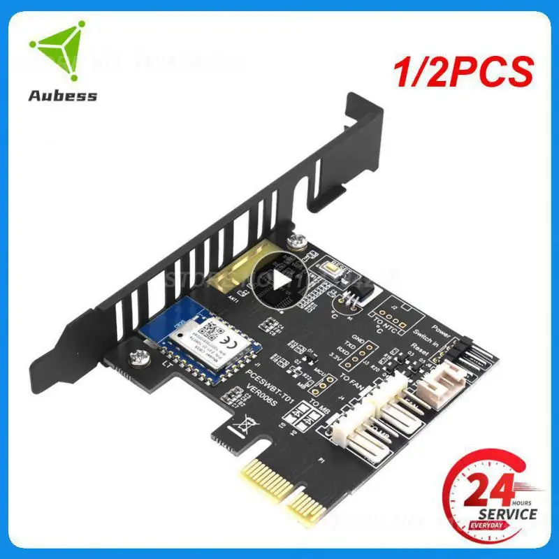 

1/2 шт. кнопка переключения питания Tuya Wifi для ПК, 1X PCIE карта для компьютера Destop, приложение для дистанционного управления, поддержка Alexa Home