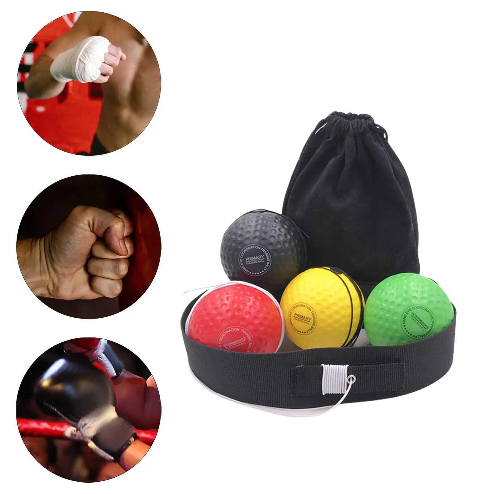 Speedy Reflex Ball Headband for Enhanced Coordination Training