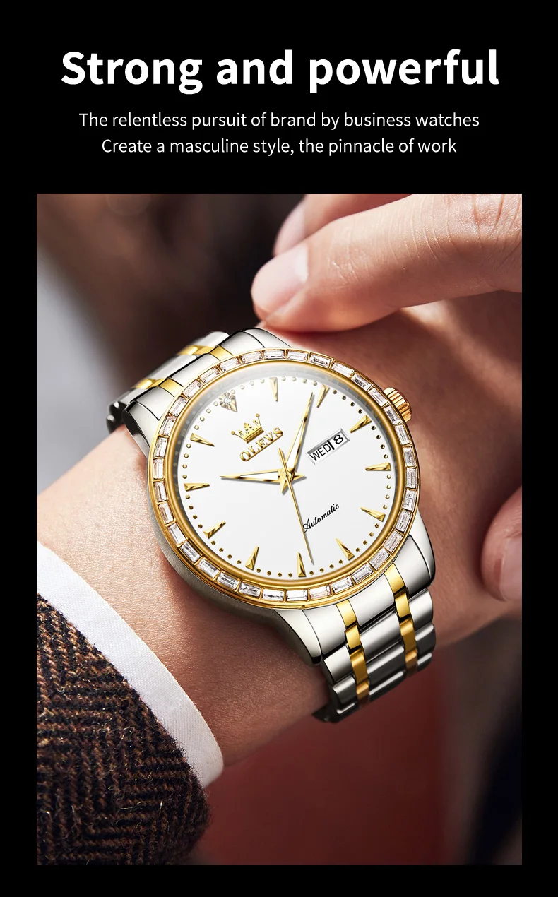 OLEVS 7019 Automatic Mechanical Watch description image 3