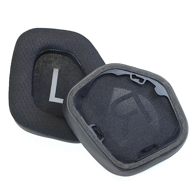 Mesh Fabric Replacement Ear Pads for Alienware AW988 Headphones Ear Cushions Headset Earpads, Ear Cups Cover Repair Parts