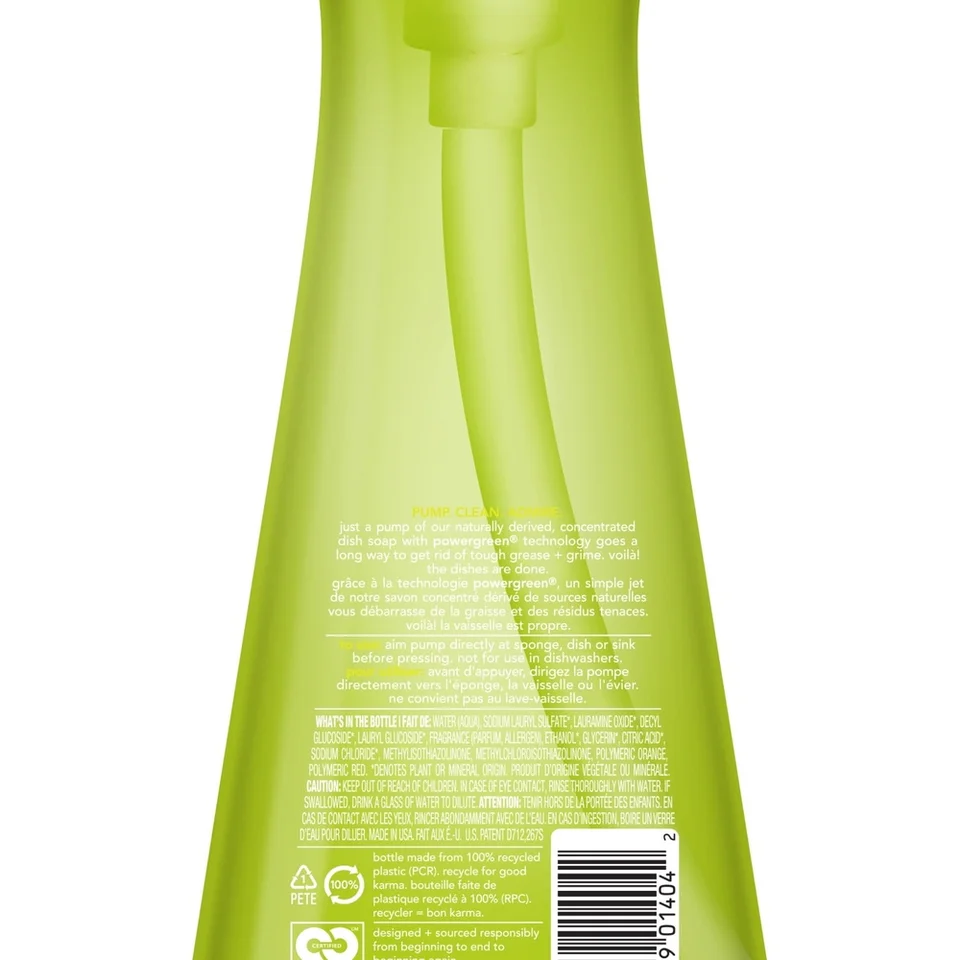 Biodegradable Lime Sea Salt Dish Soap Pack