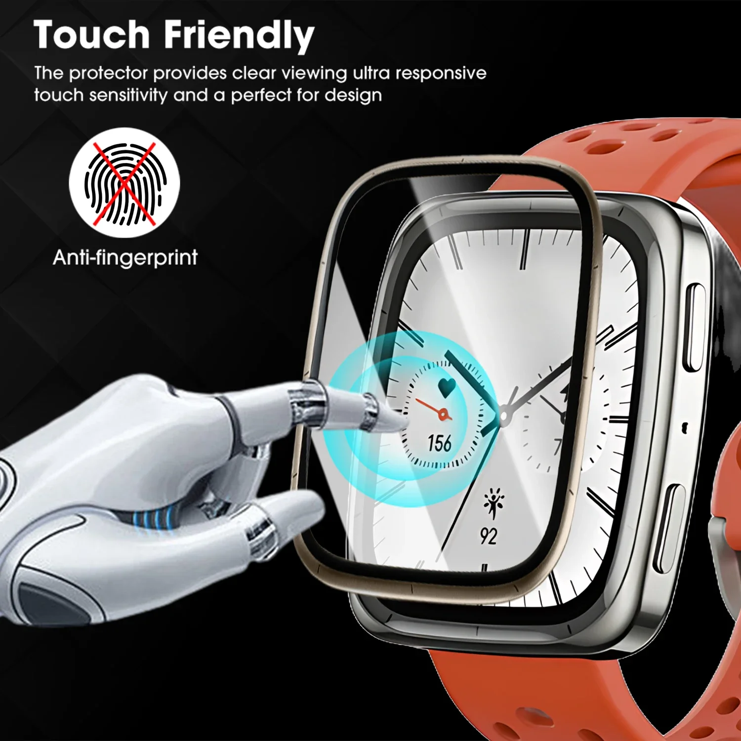 Premium Set of 1-8 Soft 3D Curved Anti-scratch Screen Protectors