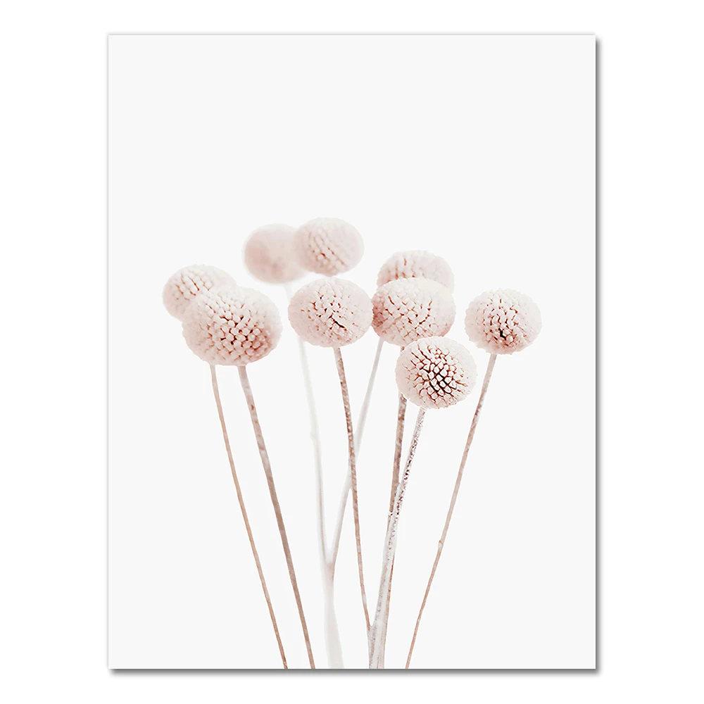 Botanical Flower Art Canvas: Elegant Wall Decor